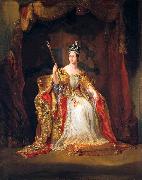 George Hayter Coronation portrait of Queen Victoria Spain oil painting artist